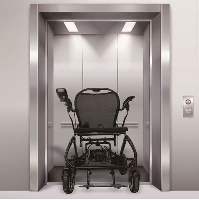 Elektrische rolstoel met opvouwbaar ontwerp en elektromagnetisch remmen 950 mm*600 mm*960 mm
