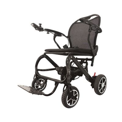 Opvouwbare elektrische rolstoel met W460mm*D390mm stoelgrootte en 10km rijafstand