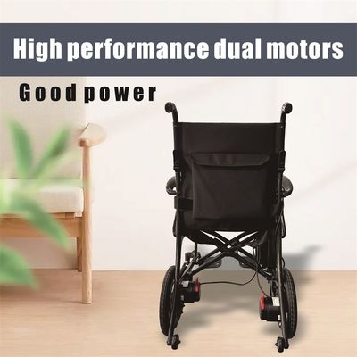 Elektrische rolstoel met DC24V150W*2 motor en opvouwbare maat 730mm*310mm*710mm