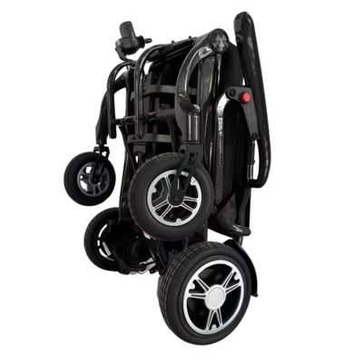 Elektromagnetisch remmen Kleine elektrische rolstoel voor gemakkelijk reizen van gehandicapten en ouderen