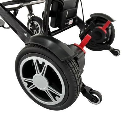 Elektromagnetisch remmen Kleine elektrische rolstoel voor gemakkelijk reizen van gehandicapten en ouderen