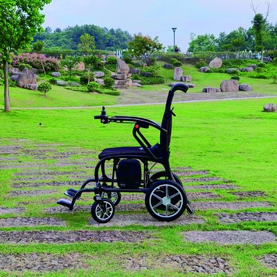 300 lbs. Belasting verzekering Volledig koolstofvezel gemotoriseerde rolstoel met borstelloze motor