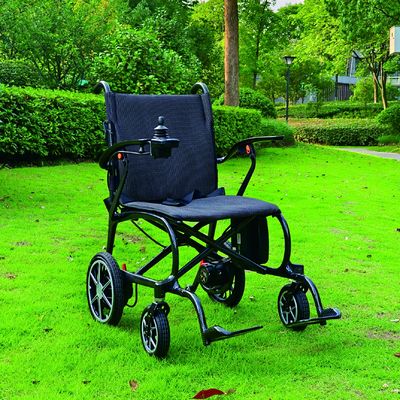 910mm*610mm*875mm Mini Full Carbon Fiber Elektrische rolstoel 11.5kg 330lbs Belasting