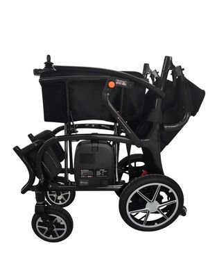 910mm*610mm*875mm Mini Full Carbon Fiber Elektrische rolstoel 11.5kg 330lbs Belasting
