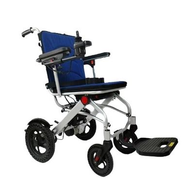 Afklapbare maat W360mm*H800mm Aluminium elektrische rolstoel 113mm*580mm*960mm