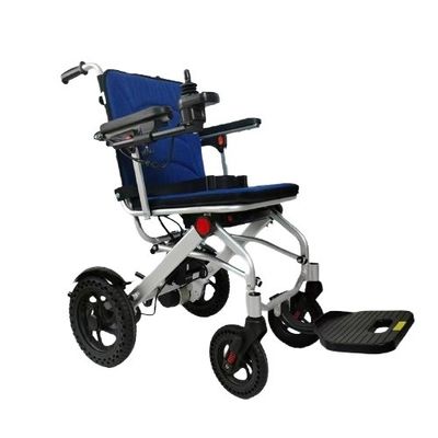 Afklapbare aluminium rolstoel met motor borstelloos DC24V150W*2 113mm*580mm*960mm